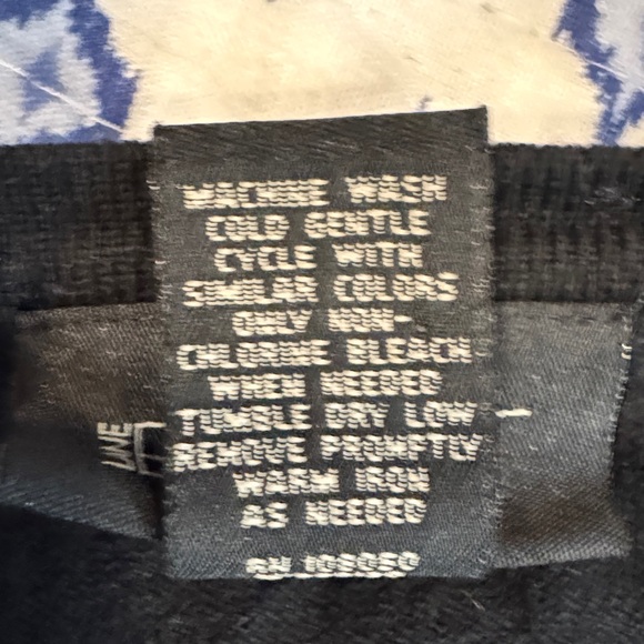 Lane Bryant 14-16 Women's 7 button front  Black Cardigan unique waist - Picture 6 of 7